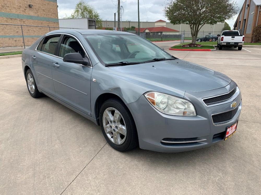 2008 BLUE /gray Chevrolet Malibu LS (1G1ZG57B884) with an 2.4L L4 DOHC 16V engine, 4-Speed Automatic Overdrive transmission, located at 14700 Tomball Parkway 249, Houston, TX, 77086, (281) 444-2200, 29.928619, -95.504074 - Photo #0