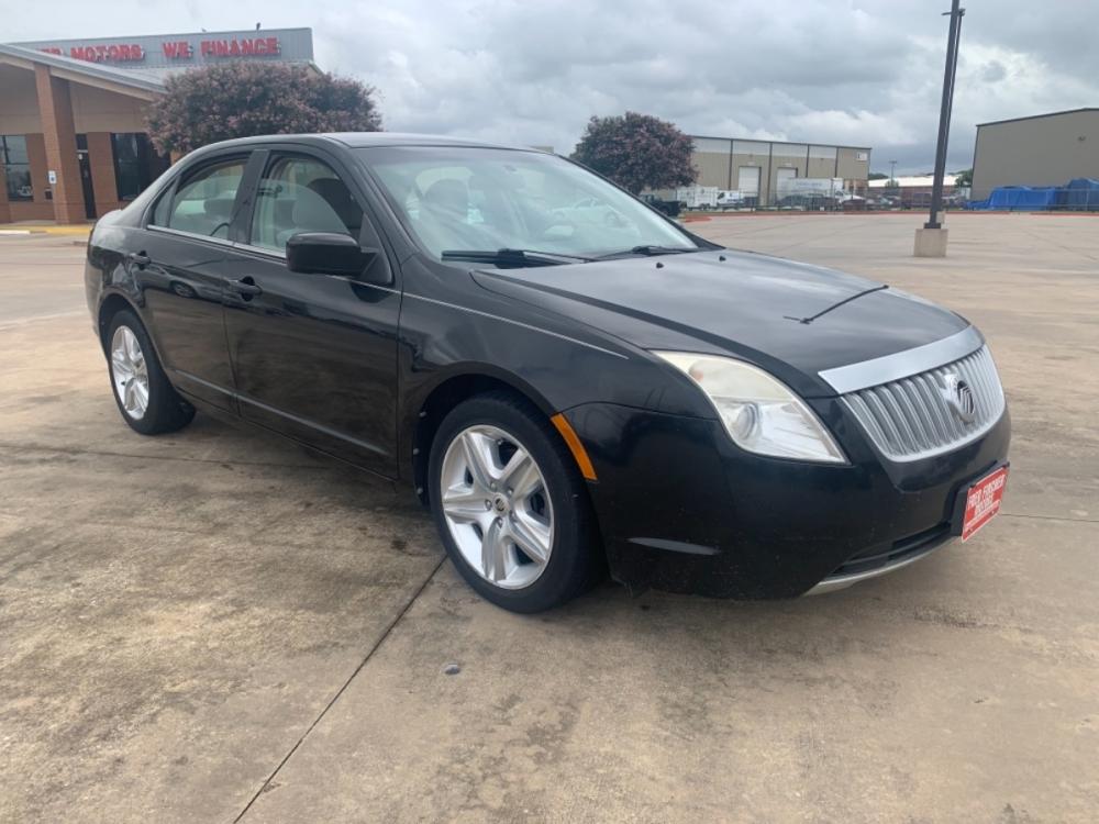 2010 black /tan Mercury Milan I4 (3MEHM0HA9AR) with an 2.5L L4 DOHC 16V engine, auto transmission, located at 14700 Tomball Parkway 249, Houston, TX, 77086, (281) 444-2200, 29.928619, -95.504074 - Photo #0