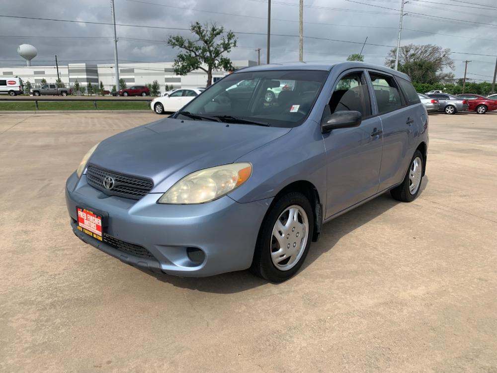 2006 BLUE Toyota Matrix 2WD (2T1KR32E76C) with an 1.8L L4 DOHC 16V engine, Automatic transmission, located at 14700 Tomball Parkway 249, Houston, TX, 77086, (281) 444-2200, 29.928619, -95.504074 - Photo #2