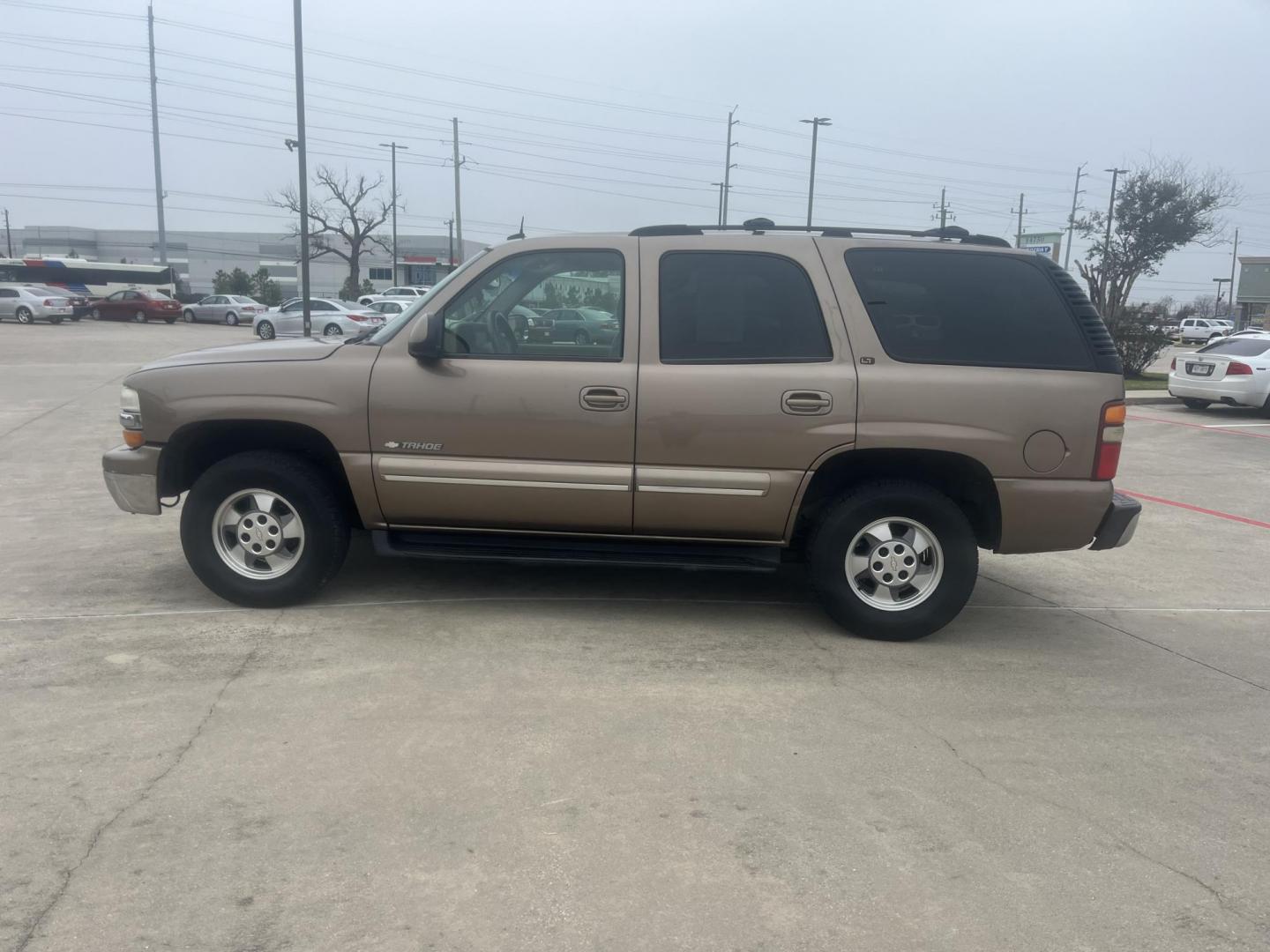 2003 GOLD /TAN Chevrolet Tahoe 2WD (1GNEC13Z13R) with an 5.3L V8 OHV 16V FFV engine, 4-Speed Automatic Overdrive transmission, located at 14700 Tomball Parkway 249, Houston, TX, 77086, (281) 444-2200, 29.928619, -95.504074 - Photo#2