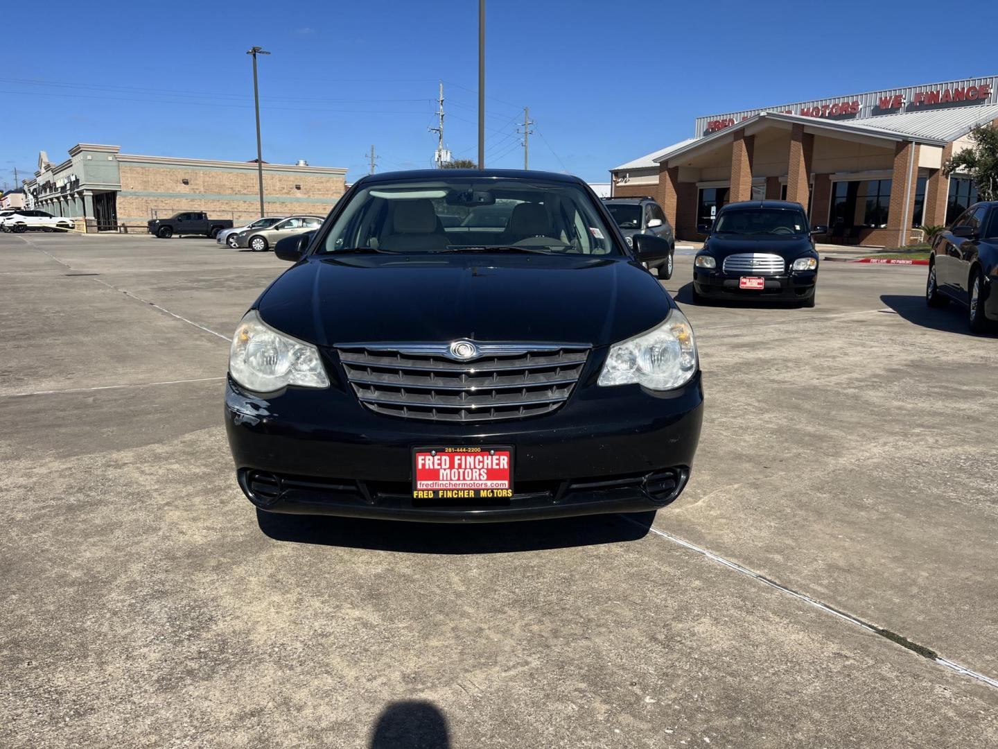 2010 Black /TAN Chrysler Sebring Sedan Limited (1C3CC5FB2AN) with an 2.4L L4 DOHC 16V engine, 4-Speed Automatic transmission, located at 14700 Tomball Parkway 249, Houston, TX, 77086, (281) 444-2200, 29.928619, -95.504074 - Photo#1