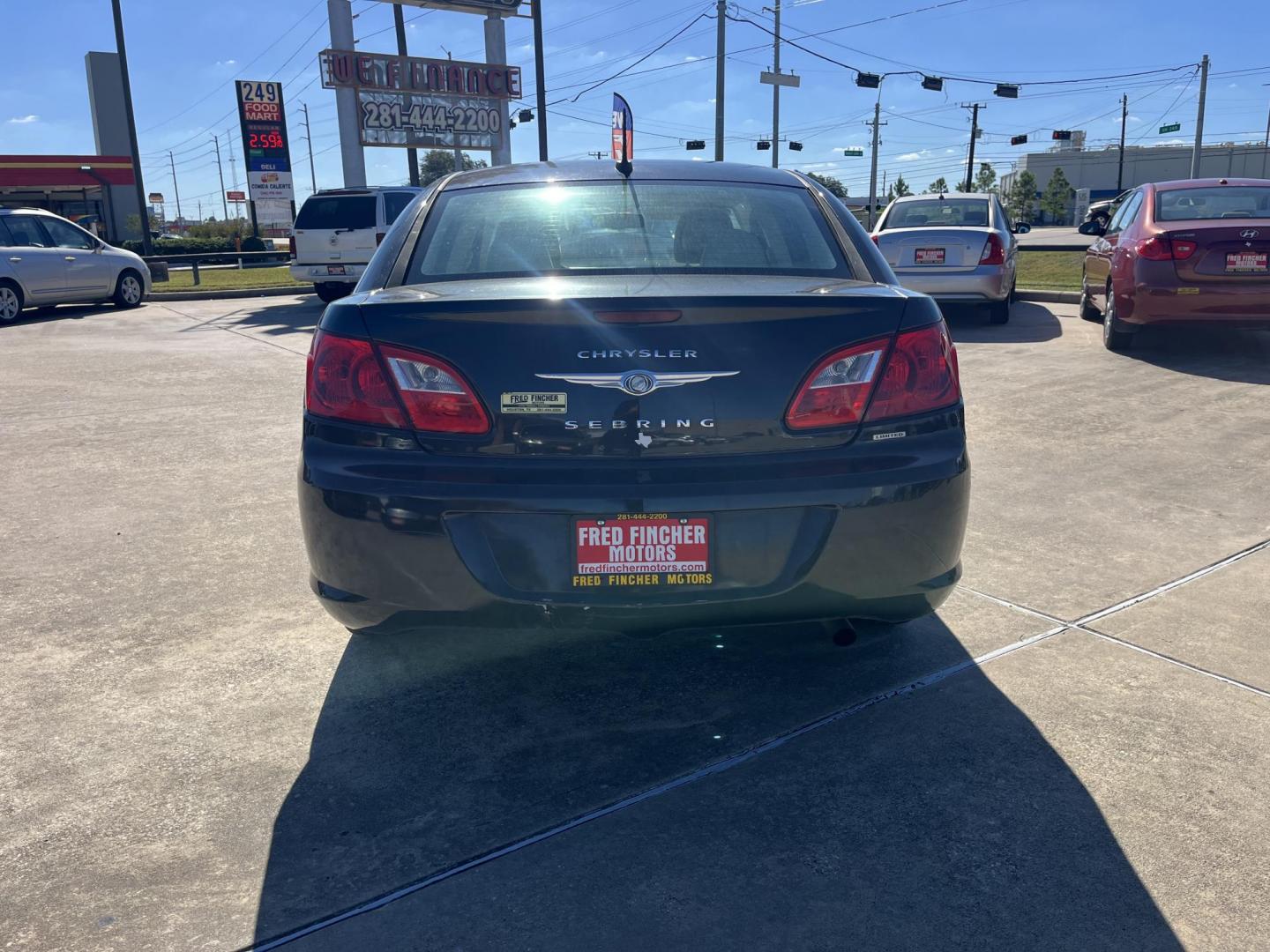 2010 Black /TAN Chrysler Sebring Sedan Limited (1C3CC5FB2AN) with an 2.4L L4 DOHC 16V engine, 4-Speed Automatic transmission, located at 14700 Tomball Parkway 249, Houston, TX, 77086, (281) 444-2200, 29.928619, -95.504074 - Photo#5