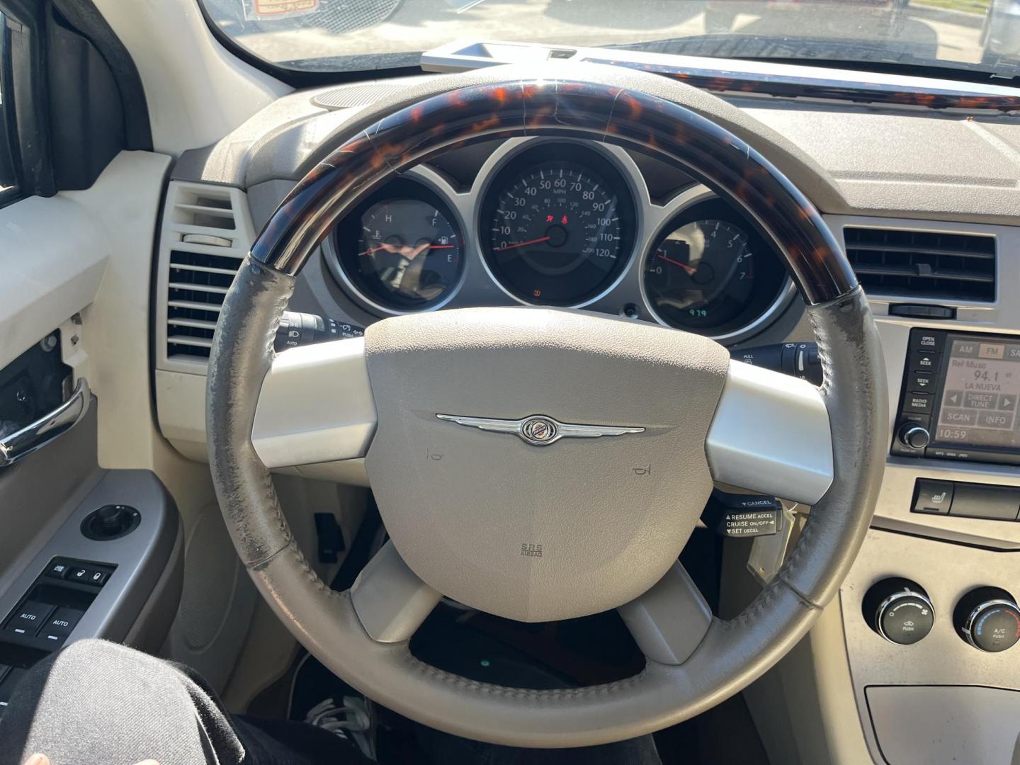 2010 Black /TAN Chrysler Sebring Sedan Limited (1C3CC5FB2AN) with an 2.4L L4 DOHC 16V engine, 4-Speed Automatic transmission, located at 14700 Tomball Parkway 249, Houston, TX, 77086, (281) 444-2200, 29.928619, -95.504074 - Photo#15