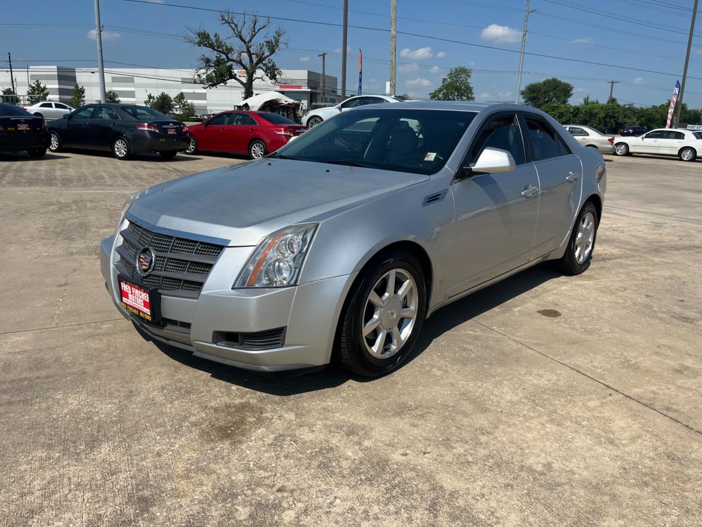 2009 SILVER /gray Cadillac CTS 3.6L SFI (1G6DF577990) with an 3.6L V6 DOHC 24V engine, 5-Speed Automatic transmission, located at 14700 Tomball Parkway 249, Houston, TX, 77086, (281) 444-2200, 29.928619, -95.504074 - Photo#2