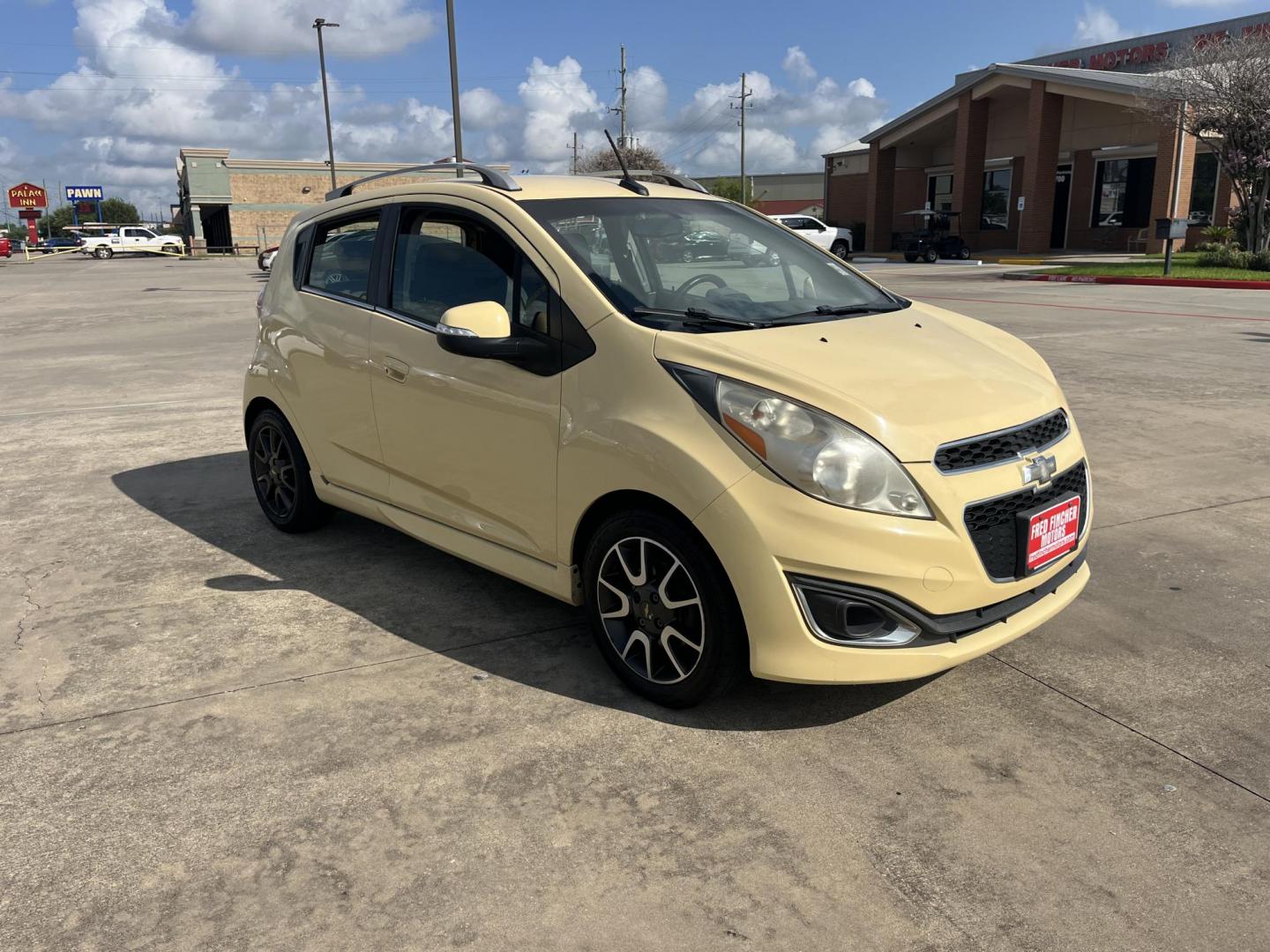 2014 /black Chevrolet Spark 2LT Auto (KL8CF6S92EC) with an 1.2L L4 16V DOHC engine, Continuously Variable Transmission transmission, located at 14700 Tomball Parkway 249, Houston, TX, 77086, (281) 444-2200, 29.928619, -95.504074 - Photo#0