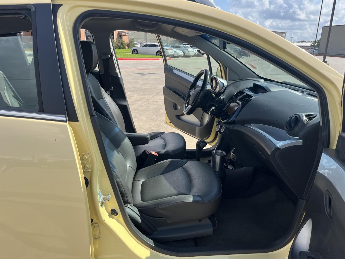 2014 /black Chevrolet Spark 2LT Auto (KL8CF6S92EC) with an 1.2L L4 16V DOHC engine, Continuously Variable Transmission transmission, located at 14700 Tomball Parkway 249, Houston, TX, 77086, (281) 444-2200, 29.928619, -95.504074 - Photo#11