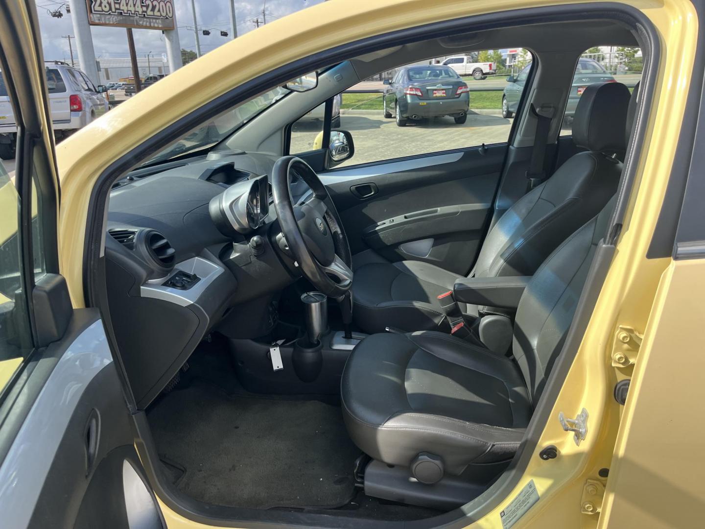 2014 /black Chevrolet Spark 2LT Auto (KL8CF6S92EC) with an 1.2L L4 16V DOHC engine, Continuously Variable Transmission transmission, located at 14700 Tomball Parkway 249, Houston, TX, 77086, (281) 444-2200, 29.928619, -95.504074 - Photo#7
