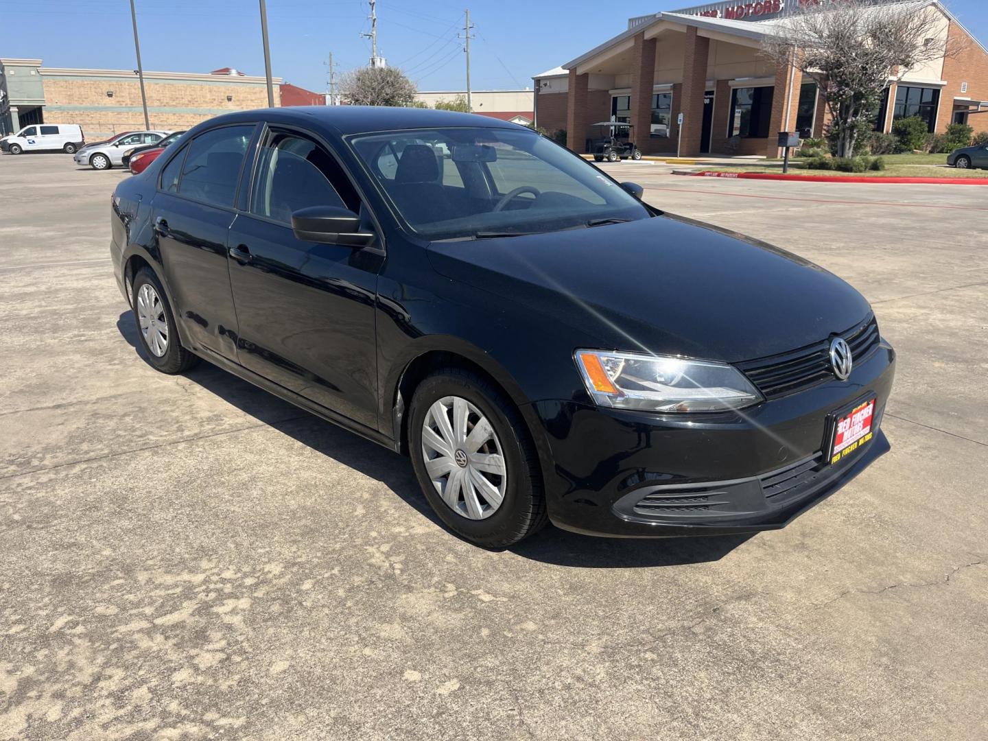 2013 Black /black Volkswagen Jetta S (3VW2K7AJ5DM) with an 2.0L L4 DOHC 20V engine, Automatic Overdrive transmission, located at 14700 Tomball Parkway 249, Houston, TX, 77086, (281) 444-2200, 29.928619, -95.504074 - Photo#0