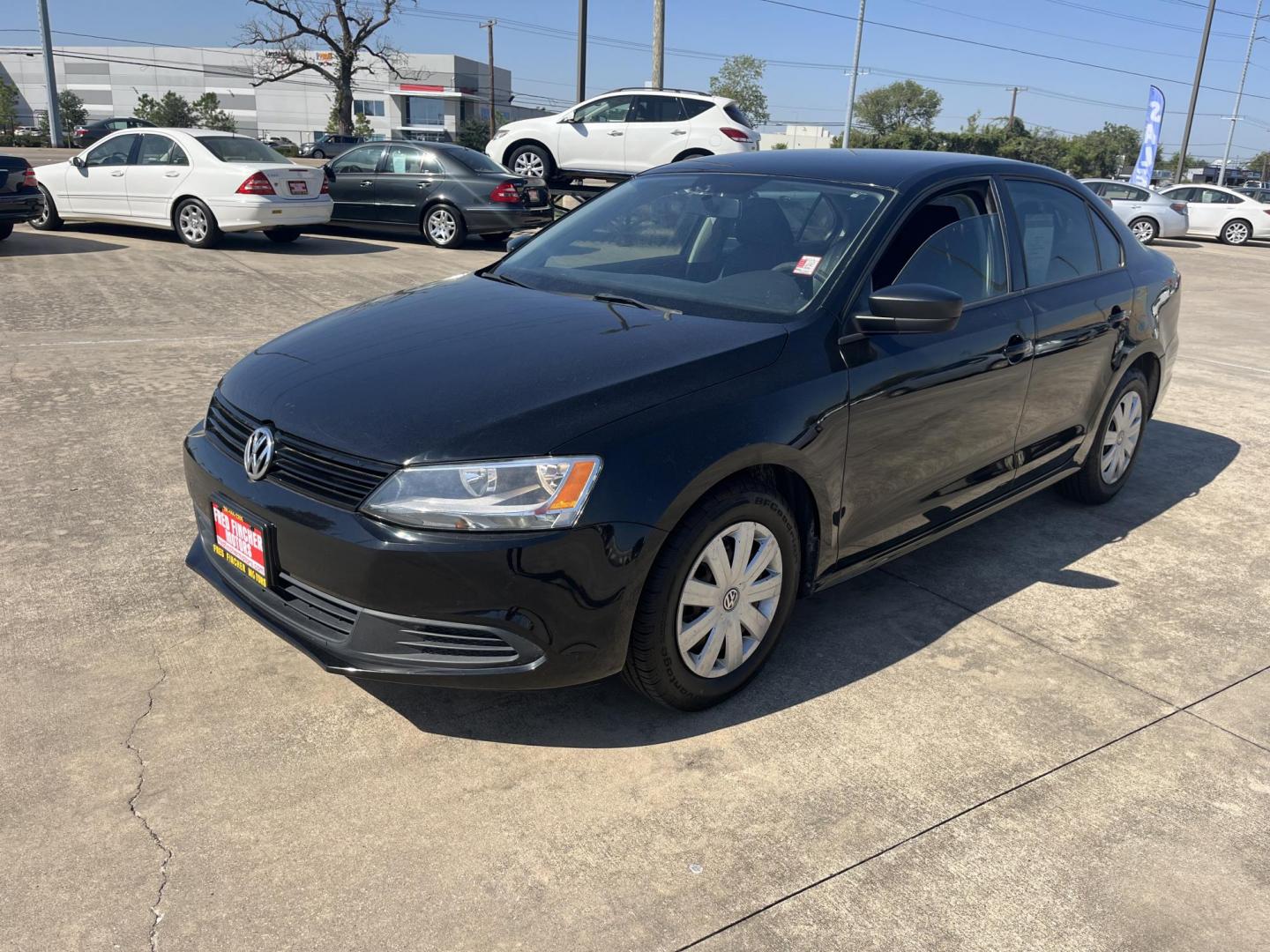 2013 Black /black Volkswagen Jetta S (3VW2K7AJ5DM) with an 2.0L L4 DOHC 20V engine, Automatic Overdrive transmission, located at 14700 Tomball Parkway 249, Houston, TX, 77086, (281) 444-2200, 29.928619, -95.504074 - Photo#2