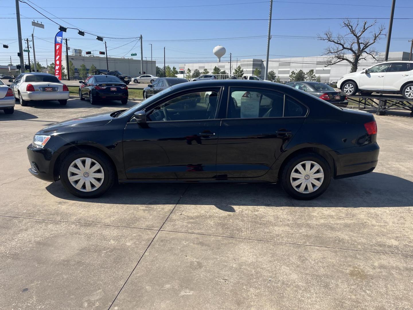 2013 Black /black Volkswagen Jetta S (3VW2K7AJ5DM) with an 2.0L L4 DOHC 20V engine, Automatic Overdrive transmission, located at 14700 Tomball Parkway 249, Houston, TX, 77086, (281) 444-2200, 29.928619, -95.504074 - Photo#3