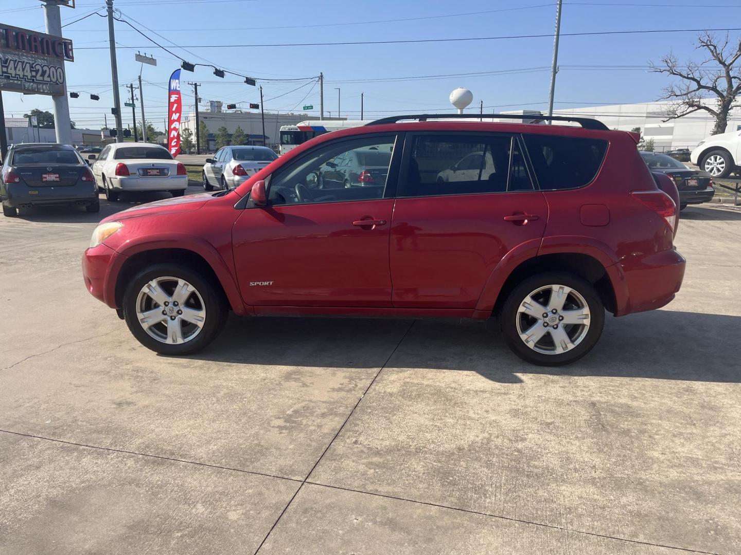 2007 red /gray Toyota RAV4 Sport V6 4WD (JTMBK32VX76) with an 3.5L V6 DOHC 24V engine, 5-Speed Automatic Overdrive transmission, located at 14700 Tomball Parkway 249, Houston, TX, 77086, (281) 444-2200, 29.928619, -95.504074 - Photo#3