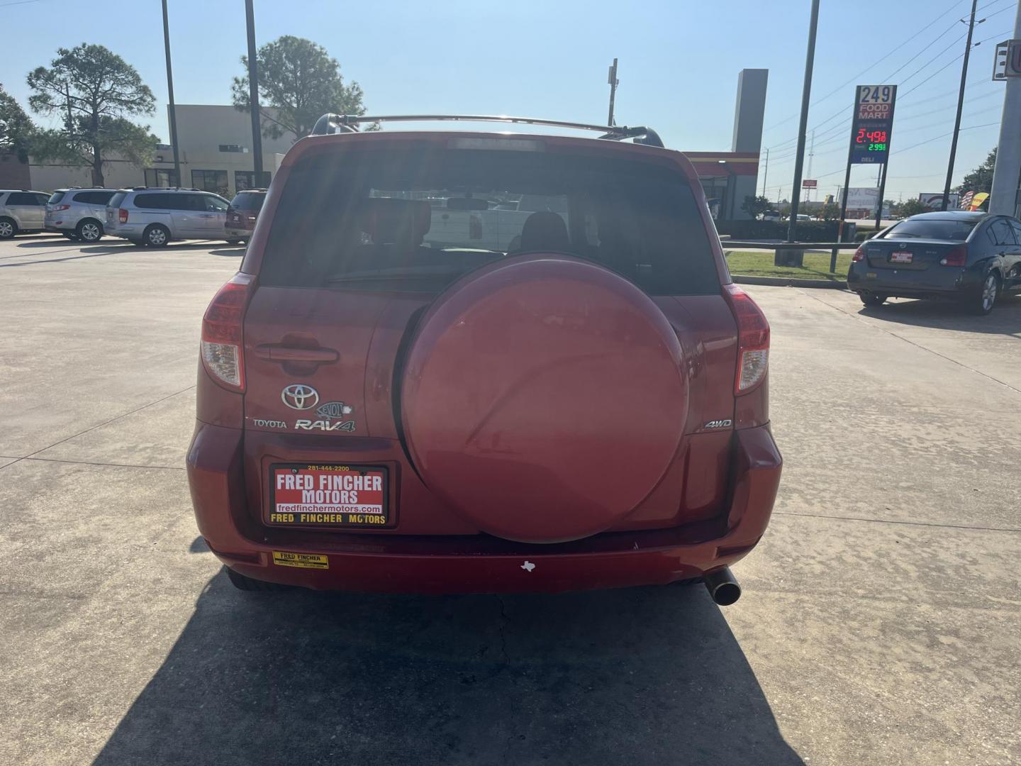 2007 red /gray Toyota RAV4 Sport V6 4WD (JTMBK32VX76) with an 3.5L V6 DOHC 24V engine, 5-Speed Automatic Overdrive transmission, located at 14700 Tomball Parkway 249, Houston, TX, 77086, (281) 444-2200, 29.928619, -95.504074 - Photo#6
