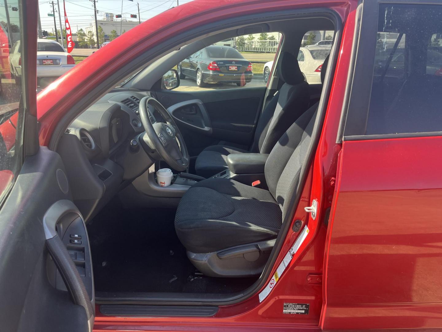 2007 red /gray Toyota RAV4 Sport V6 4WD (JTMBK32VX76) with an 3.5L V6 DOHC 24V engine, 5-Speed Automatic Overdrive transmission, located at 14700 Tomball Parkway 249, Houston, TX, 77086, (281) 444-2200, 29.928619, -95.504074 - Photo#8