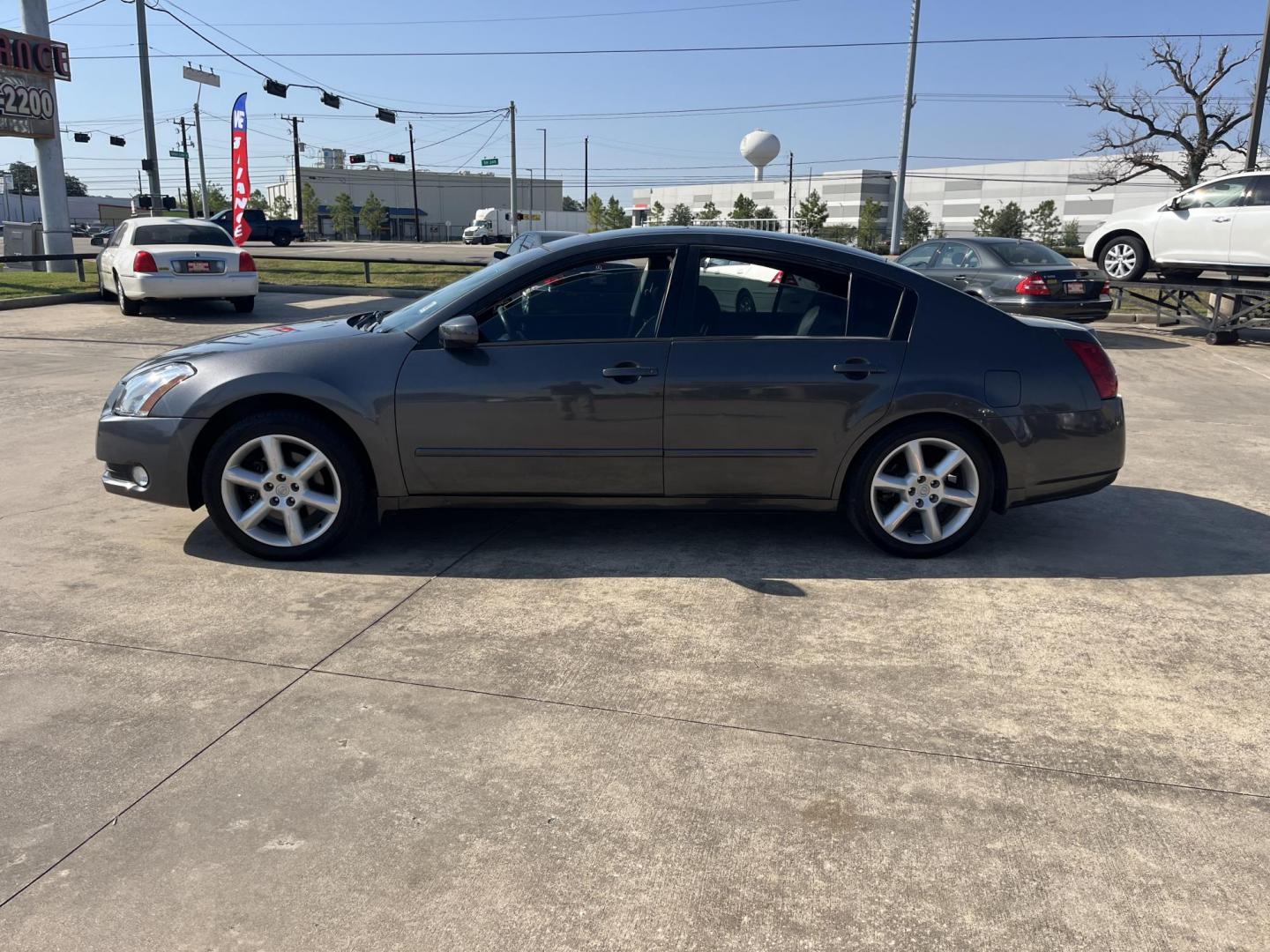 2006 GRAY /black Nissan Maxima SE (1N4BA41E86C) with an 3.5L V6 DOHC 24V engine, Automatic Overdrive transmission, located at 14700 Tomball Parkway 249, Houston, TX, 77086, (281) 444-2200, 29.928619, -95.504074 - Photo#3