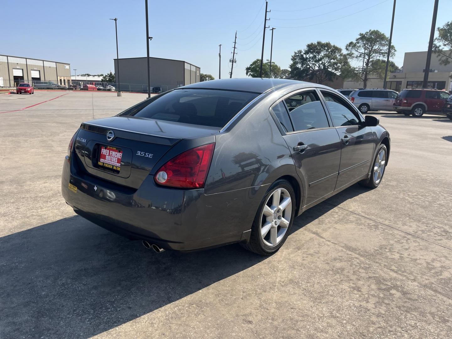 2006 GRAY /black Nissan Maxima SE (1N4BA41E86C) with an 3.5L V6 DOHC 24V engine, Automatic Overdrive transmission, located at 14700 Tomball Parkway 249, Houston, TX, 77086, (281) 444-2200, 29.928619, -95.504074 - Photo#6