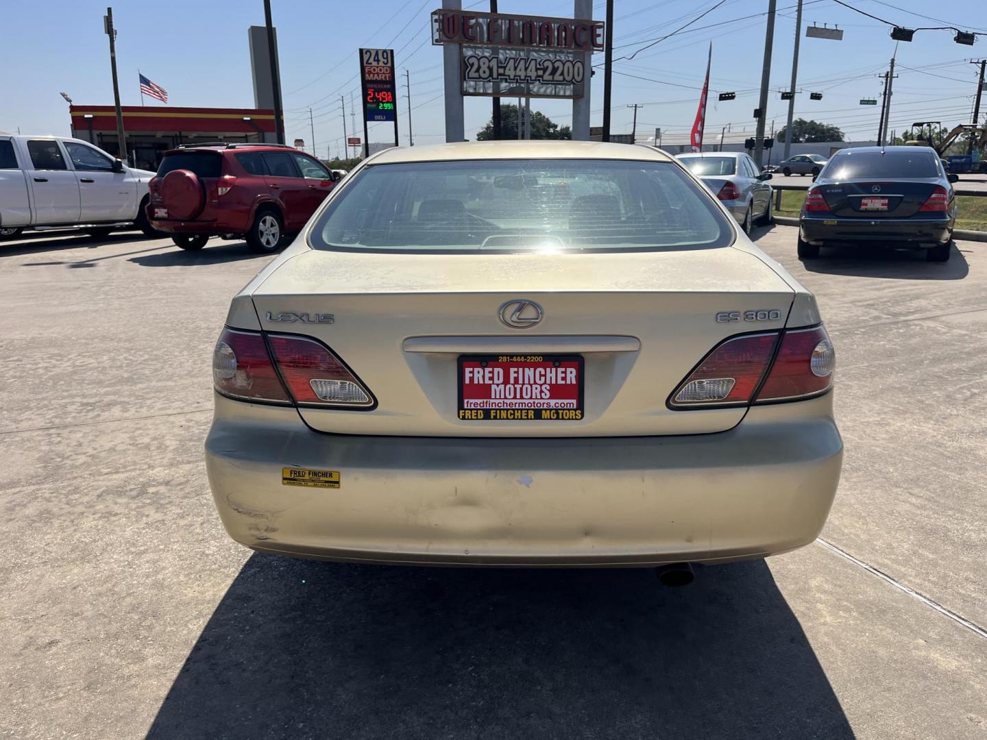 2002 GOLD /TAN Lexus ES 300 Sedan (JTHBF30G920) with an 3.0L V6 DOHC 24V engine, 5-Speed Automatic Overdrive transmission, located at 14700 Tomball Parkway 249, Houston, TX, 77086, (281) 444-2200, 29.928619, -95.504074 - Photo#5
