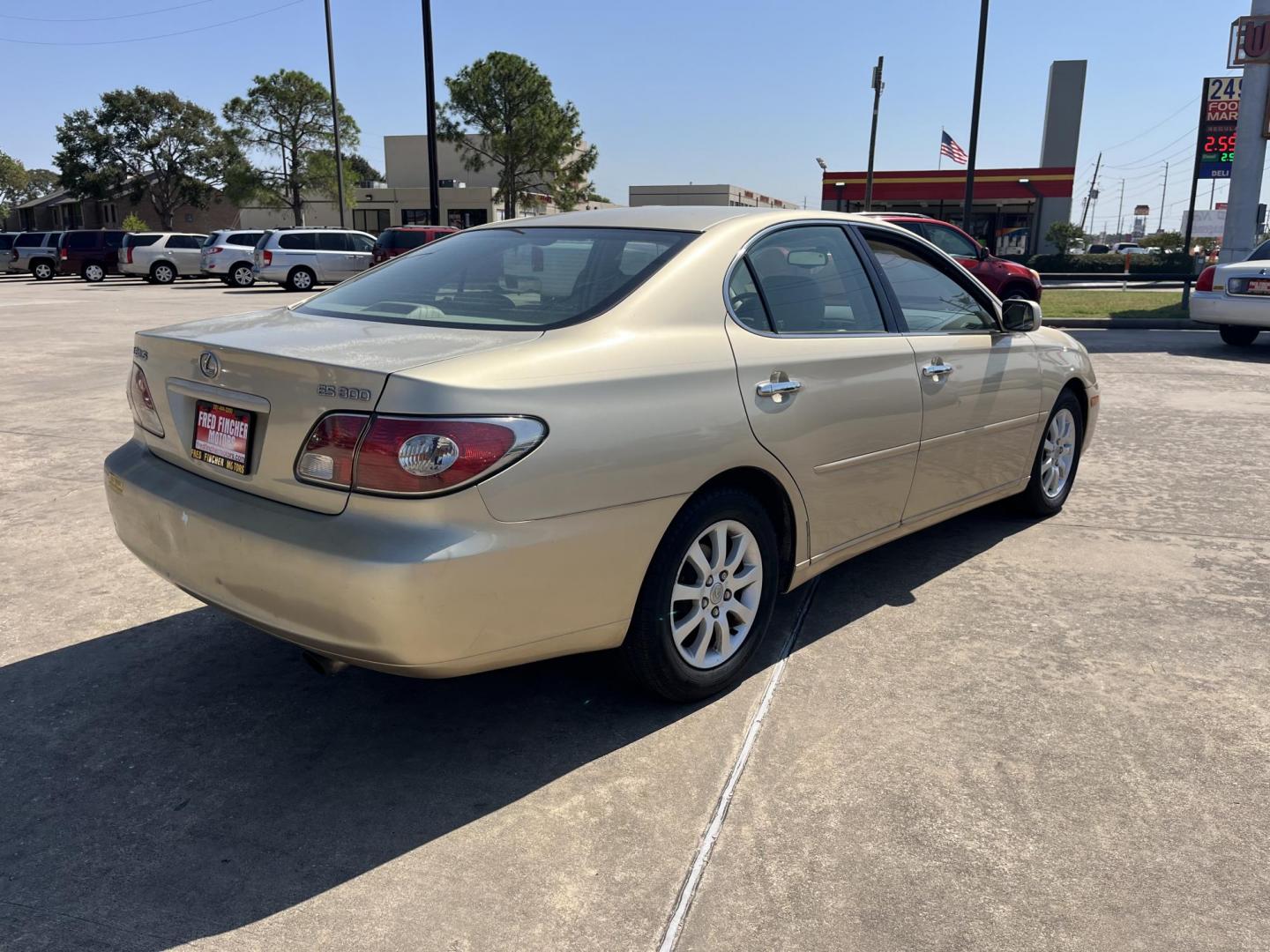 2002 GOLD /TAN Lexus ES 300 Sedan (JTHBF30G920) with an 3.0L V6 DOHC 24V engine, 5-Speed Automatic Overdrive transmission, located at 14700 Tomball Parkway 249, Houston, TX, 77086, (281) 444-2200, 29.928619, -95.504074 - Photo#7
