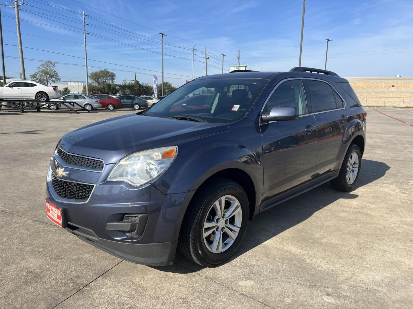 2014 blue /black Chevrolet Equinox 1LT 2WD (2GNALBEK7E6) with an 2.4L L4 DOHC 16V engine, 6-Speed Automatic transmission, located at 14700 Tomball Parkway 249, Houston, TX, 77086, (281) 444-2200, 29.928619, -95.504074 - Photo#1