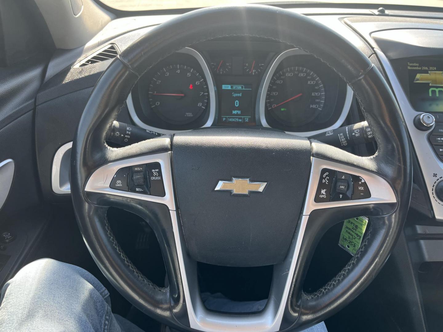 2014 blue /black Chevrolet Equinox 1LT 2WD (2GNALBEK7E6) with an 2.4L L4 DOHC 16V engine, 6-Speed Automatic transmission, located at 14700 Tomball Parkway 249, Houston, TX, 77086, (281) 444-2200, 29.928619, -95.504074 - Photo#15