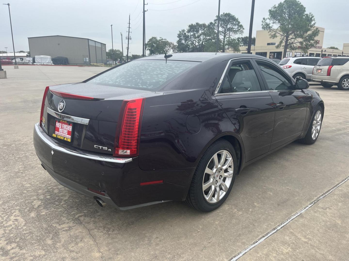 2008 maroom /TAN Cadillac CTS 3.6L SIDI AWD (1G6DS57V780) with an 3.6L V6 DOHC 24V engine, 5-Speed Automatic Overdrive transmission, located at 14700 Tomball Parkway 249, Houston, TX, 77086, (281) 444-2200, 29.928619, -95.504074 - Photo#5