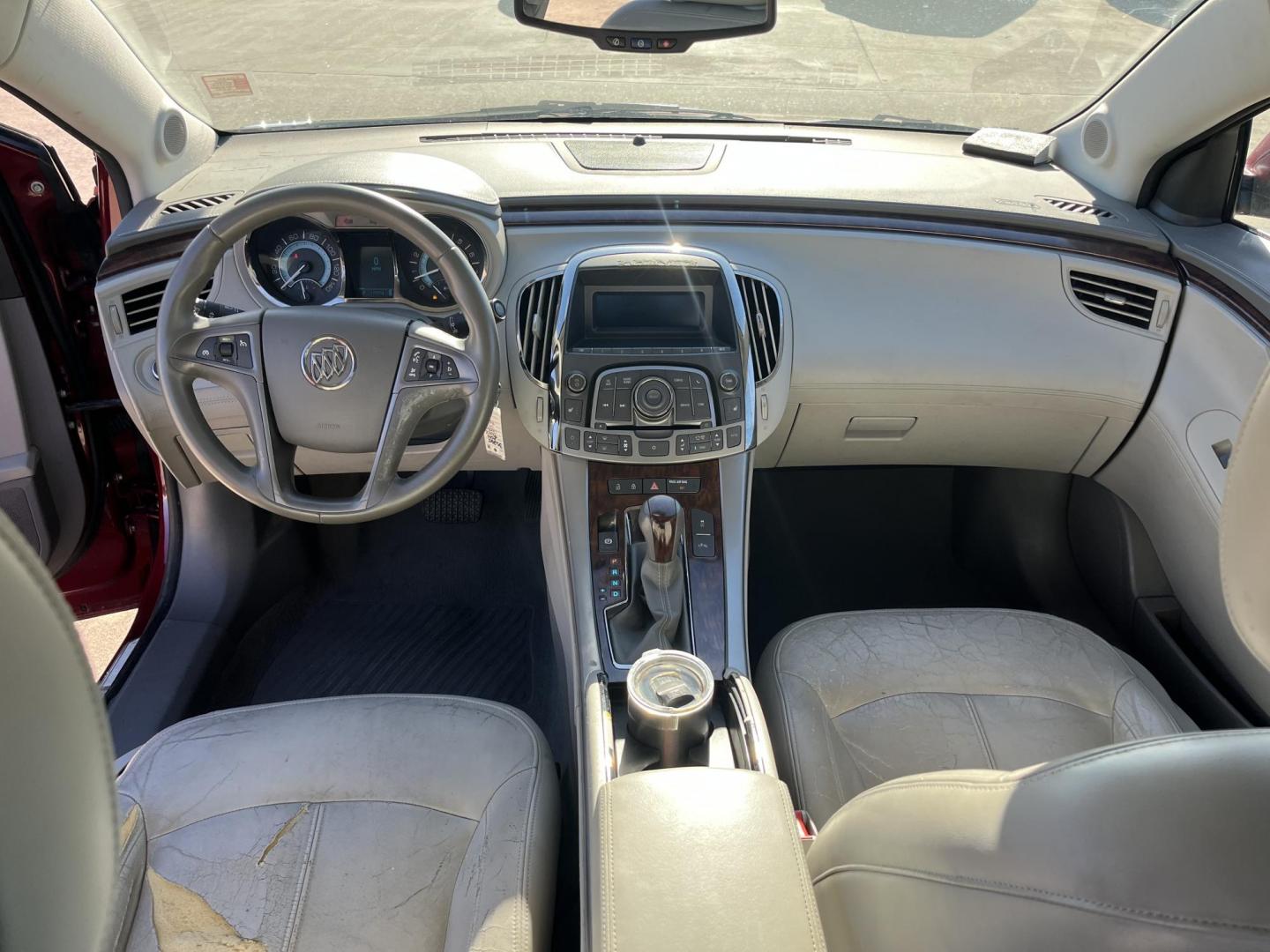 2010 red /tan Buick LaCrosse CXL FWD (1G4GC5EGXAF) with an 3.0L V6 DOHC 24V engine, 6-Speed Automatic Overdrive transmission, located at 14700 Tomball Parkway 249, Houston, TX, 77086, (281) 444-2200, 29.928619, -95.504074 - Photo#10