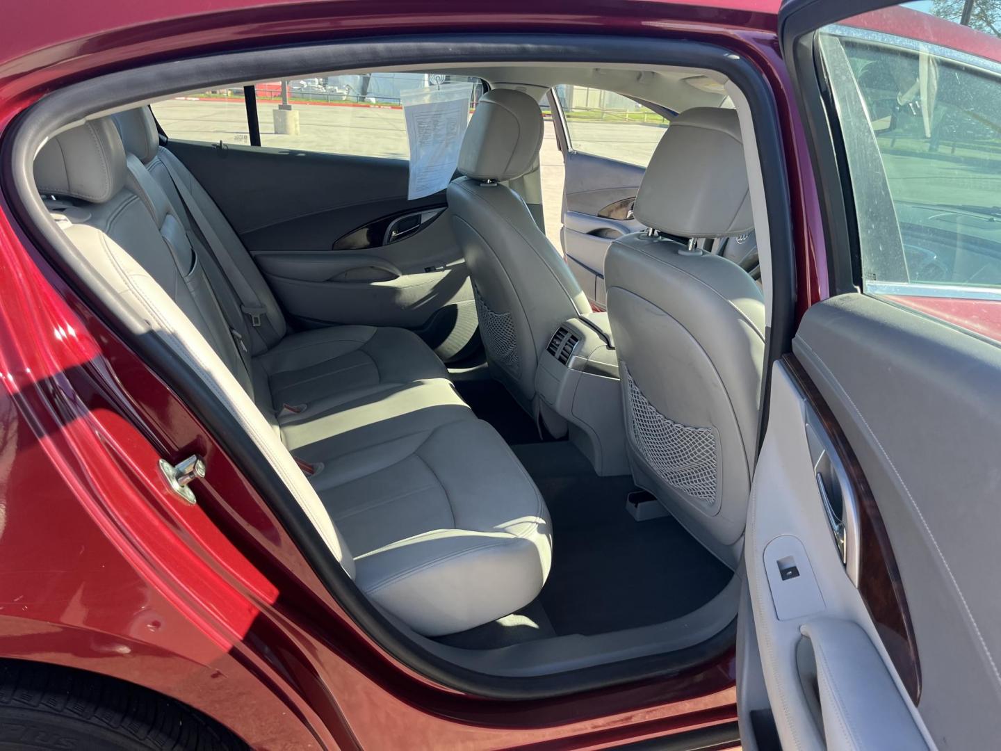 2010 red /tan Buick LaCrosse CXL FWD (1G4GC5EGXAF) with an 3.0L V6 DOHC 24V engine, 6-Speed Automatic Overdrive transmission, located at 14700 Tomball Parkway 249, Houston, TX, 77086, (281) 444-2200, 29.928619, -95.504074 - Photo#11