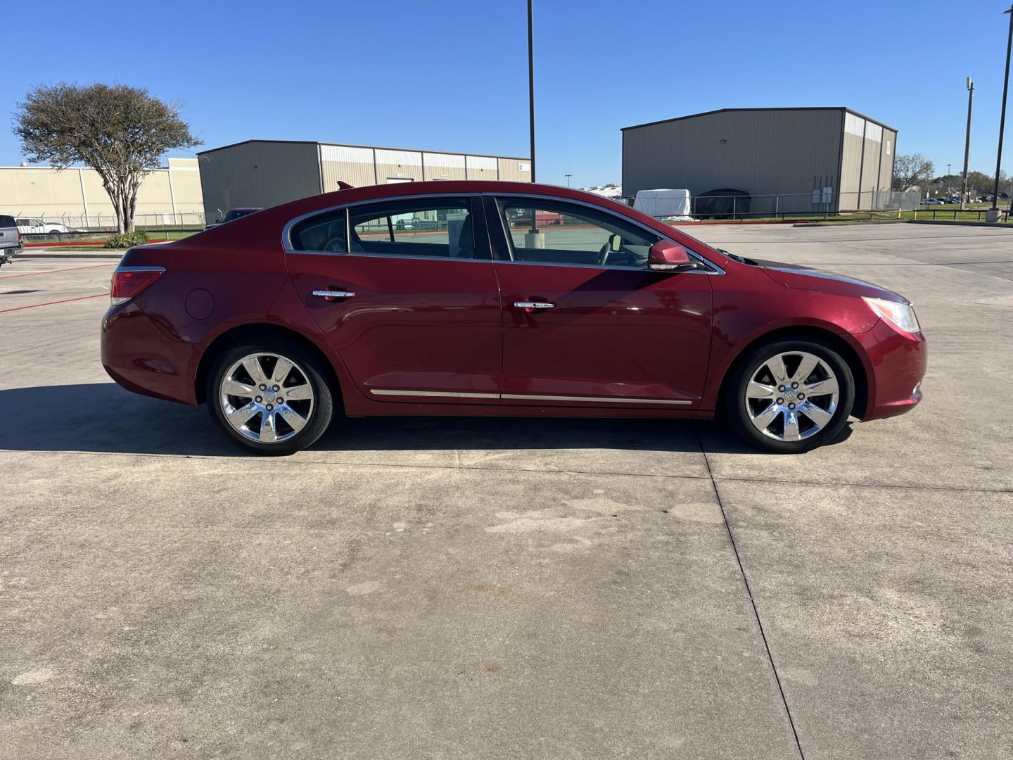 2010 red /tan Buick LaCrosse CXL FWD (1G4GC5EGXAF) with an 3.0L V6 DOHC 24V engine, 6-Speed Automatic Overdrive transmission, located at 14700 Tomball Parkway 249, Houston, TX, 77086, (281) 444-2200, 29.928619, -95.504074 - Photo#6