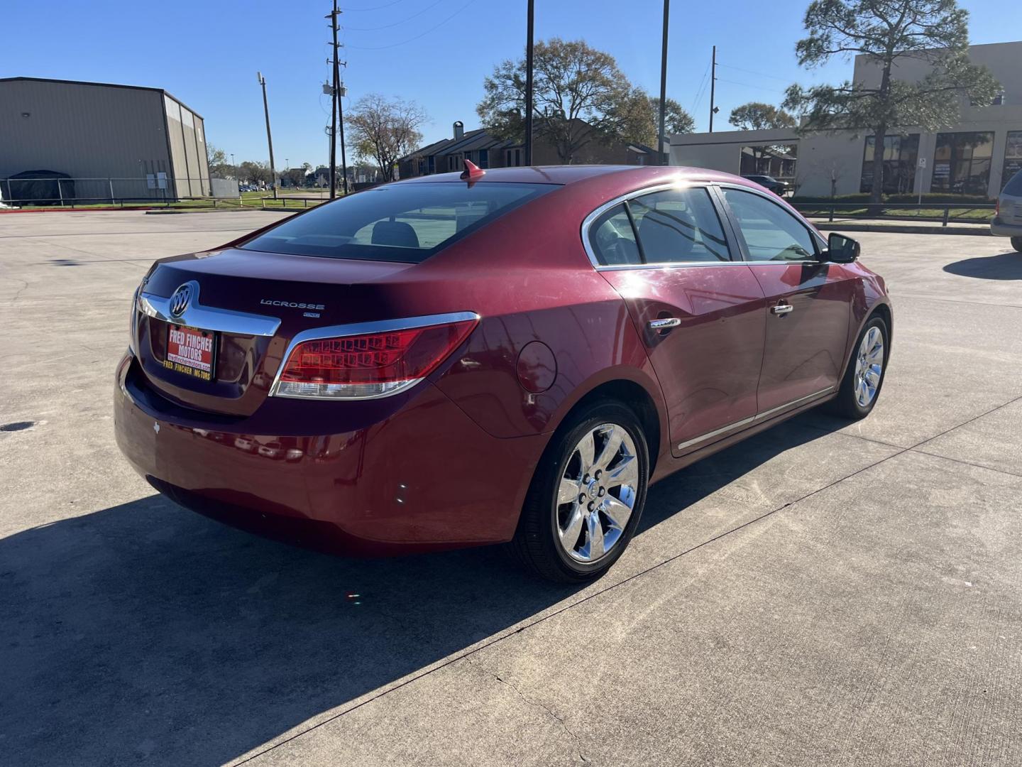 2010 red /tan Buick LaCrosse CXL FWD (1G4GC5EGXAF) with an 3.0L V6 DOHC 24V engine, 6-Speed Automatic Overdrive transmission, located at 14700 Tomball Parkway 249, Houston, TX, 77086, (281) 444-2200, 29.928619, -95.504074 - Photo#8