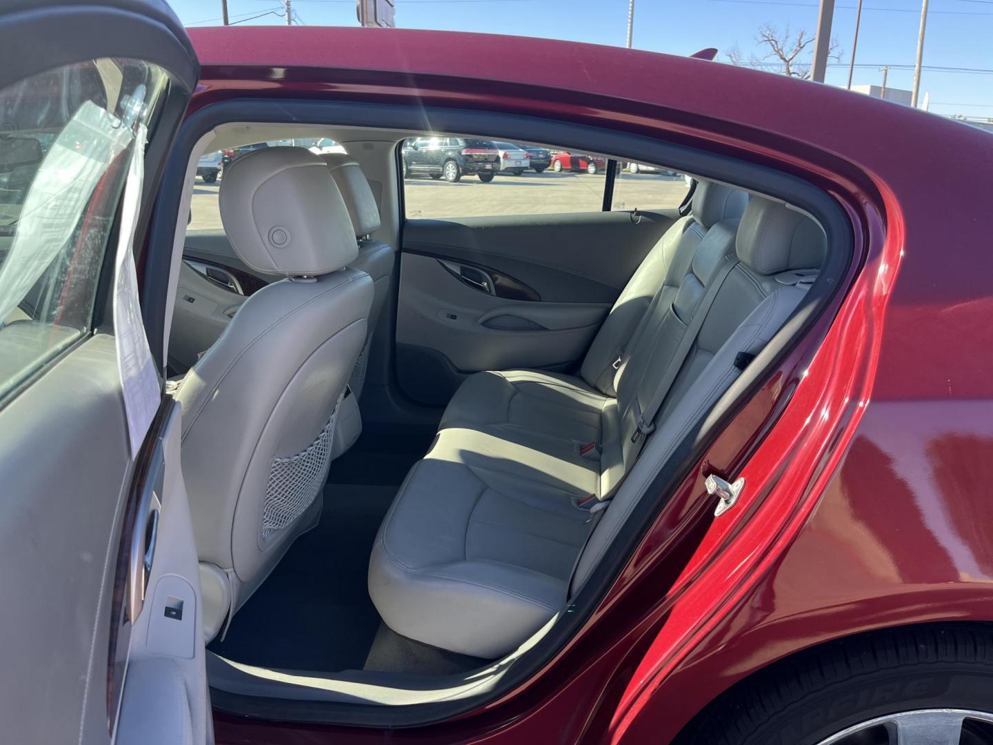 2010 red /tan Buick LaCrosse CXL FWD (1G4GC5EGXAF) with an 3.0L V6 DOHC 24V engine, 6-Speed Automatic Overdrive transmission, located at 14700 Tomball Parkway 249, Houston, TX, 77086, (281) 444-2200, 29.928619, -95.504074 - Photo#9