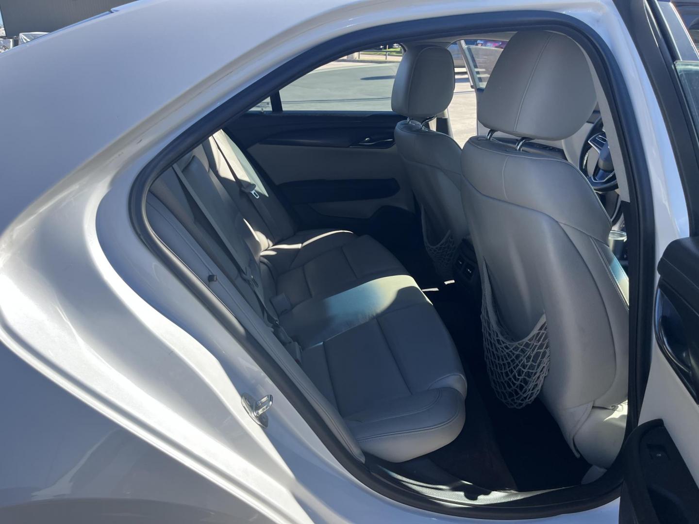 2015 white /TAN Cadillac ATS Coupe 2.0L Turbo Standard RWD (1G6AA5RX9F0) with an 2.0L L4 DOHC 16V TURBO engine, Automatic Overdrive transmission, located at 14700 Tomball Parkway 249, Houston, TX, 77086, (281) 444-2200, 29.928619, -95.504074 - Photo#11
