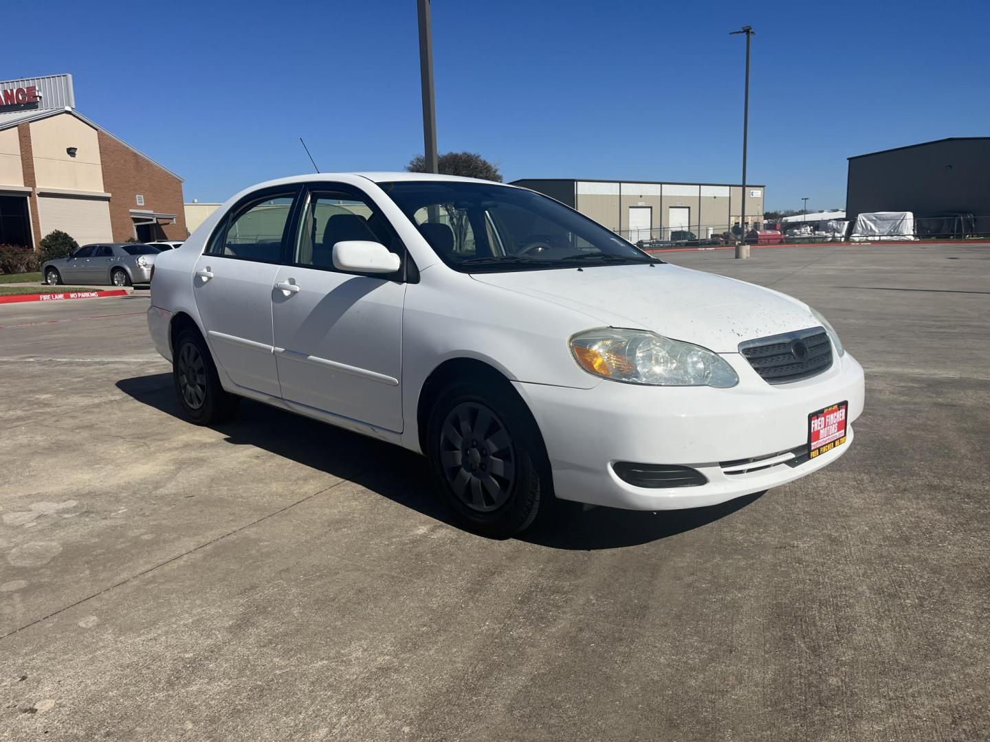 2006 white /TAN Toyota Corolla CE (2T1BR32E26C) with an 1.8L L4 DOHC 16V engine, Automatic Overdrive transmission, located at 14700 Tomball Parkway 249, Houston, TX, 77086, (281) 444-2200, 29.928619, -95.504074 - Photo#0