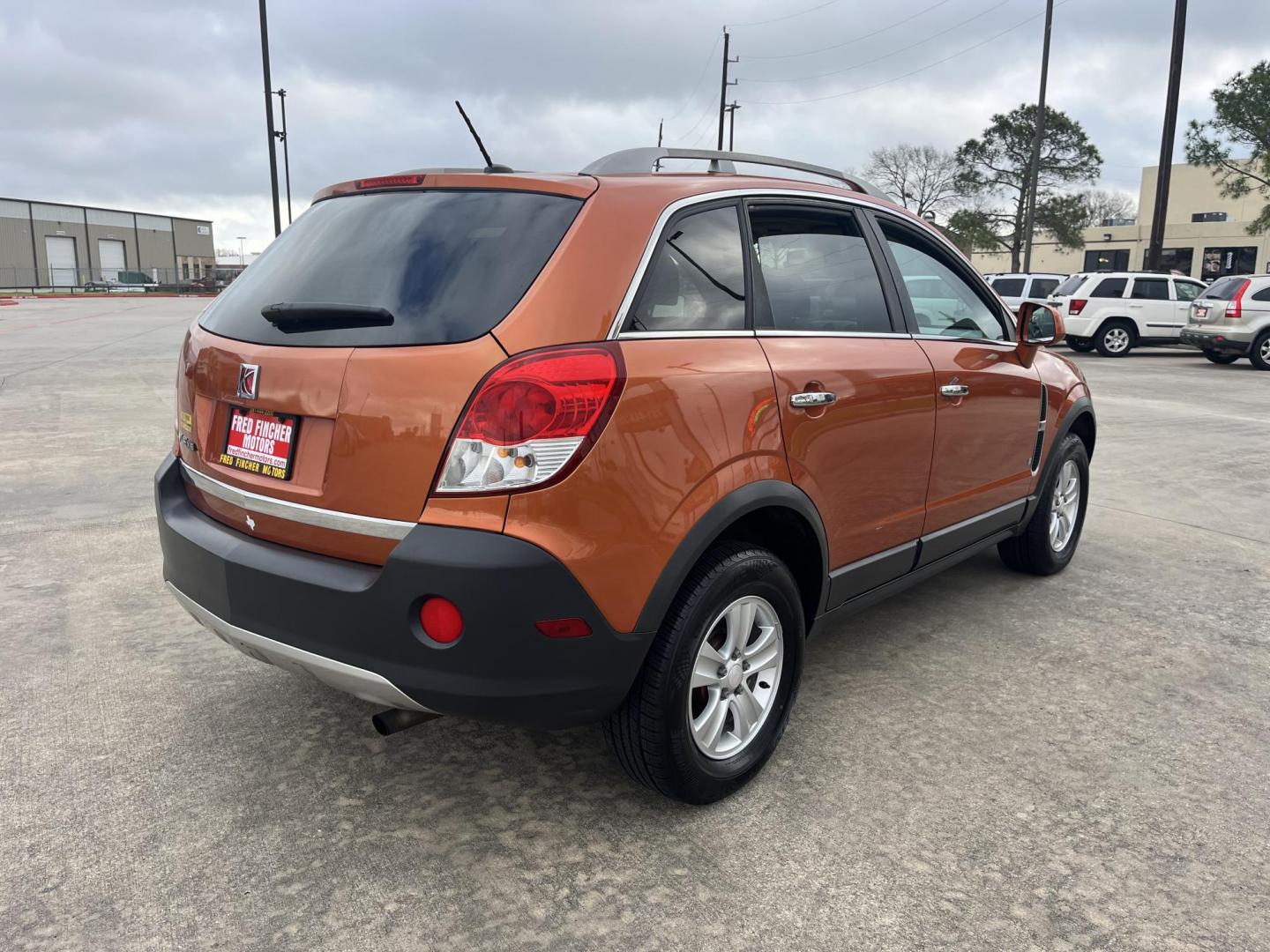 2008 orange /gray Saturn VUE FWD 4-Cylinder XE (3GSCL33P08S) with an 2.4L L4 DOHC 16V engine, 4-Speed Automatic Overdrive transmission, located at 14700 Tomball Parkway 249, Houston, TX, 77086, (281) 444-2200, 29.928619, -95.504074 - Photo#6