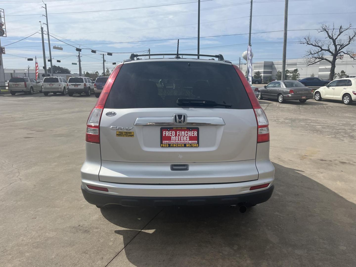2011 silver /black Honda CR-V EX-L 2WD 5-Speed AT (5J6RE3H70BL) with an 2.4L L4 DOHC 16V engine, 5-Speed Automatic transmission, located at 14700 Tomball Parkway 249, Houston, TX, 77086, (281) 444-2200, 29.928619, -95.504074 - Photo#6