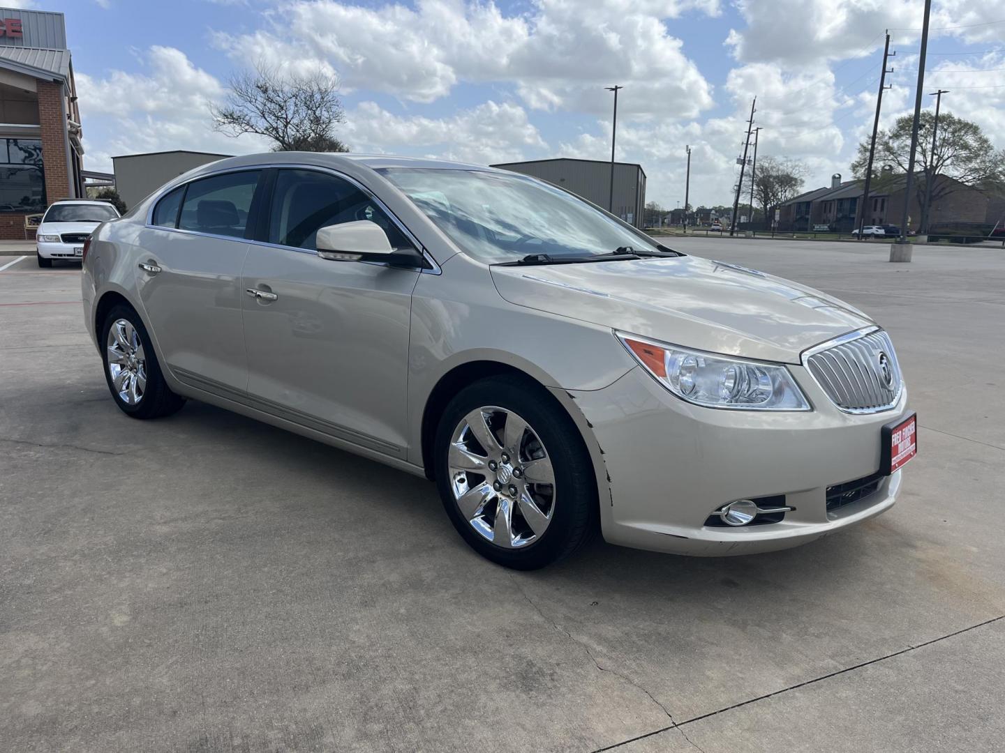 2011 GOLD /TAN Buick LaCrosse CXL FWD (1G4GC5EC9BF) with an 2.4L L4 DOHC 16V engine, 6-Speed Automatic Overdrive transmission, located at 14700 Tomball Parkway 249, Houston, TX, 77086, (281) 444-2200, 29.928619, -95.504074 - Photo#0