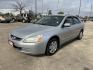 2005 silver /gray Honda Accord LX sedan AT (3HGCM56405G) with an 2.4L L4 DOHC 16V engine, 5-Speed Automatic Overdrive transmission, located at 14700 Tomball Parkway 249, Houston, TX, 77086, (281) 444-2200, 29.928619, -95.504074 - Photo#1