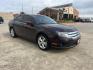 2012 purple /TAN Ford Fusion SE (3FAHP0HA5CR) with an 2.5L L4 DOHC 16V engine, Automatic Overdrive transmission, located at 14700 Tomball Parkway 249, Houston, TX, 77086, (281) 444-2200, 29.928619, -95.504074 - Photo#0