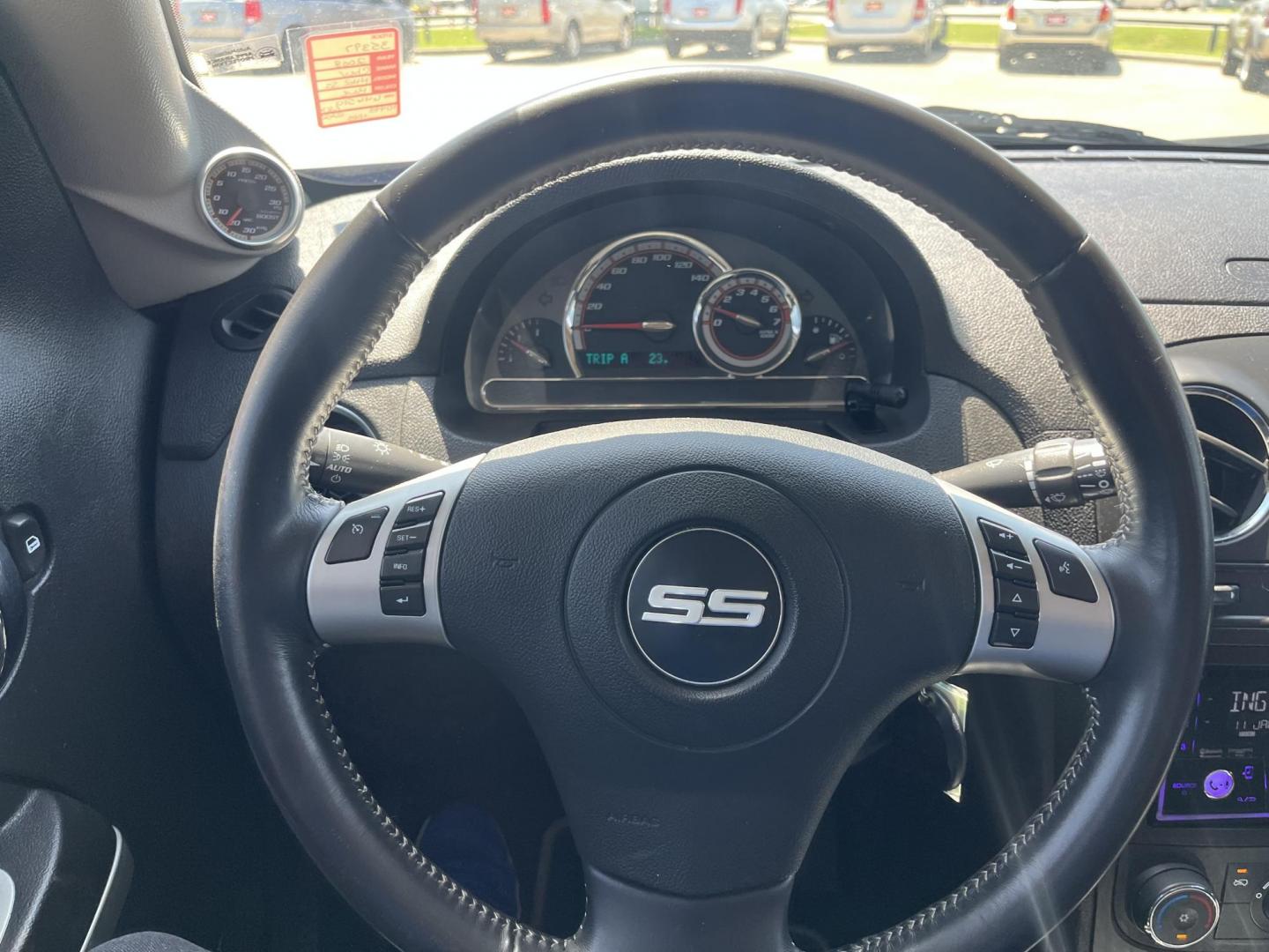 2008 blue /black Chevrolet HHR SS (3GNDA63XX8S) with an 2.0L L4 DOHC 16V SUPERCHARGER engine, 5-Speed Manual Overdrive transmission, located at 14700 Tomball Parkway 249, Houston, TX, 77086, (281) 444-2200, 29.928619, -95.504074 - Photo#16