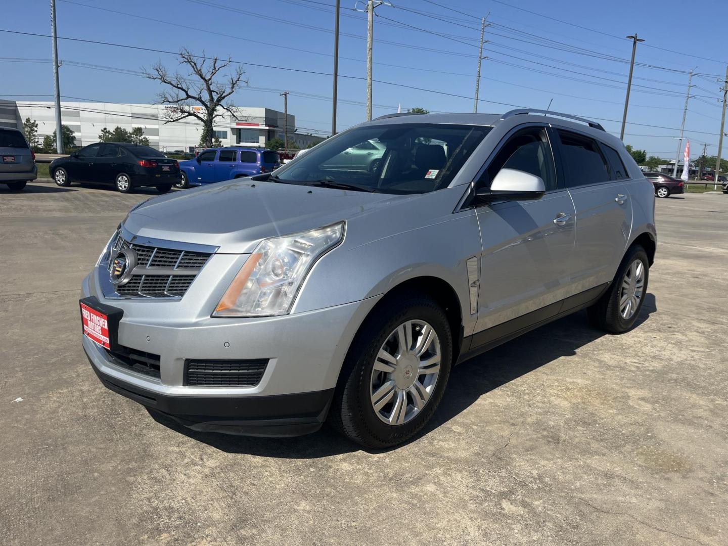 2011 silver /TAN Cadillac SRX Luxury Collection (3GYFNAEY8BS) with an 3.0L V6 DOHC 24V engine, 6-Speed Automatic transmission, located at 14700 Tomball Parkway 249, Houston, TX, 77086, (281) 444-2200, 29.928619, -95.504074 - Photo#2