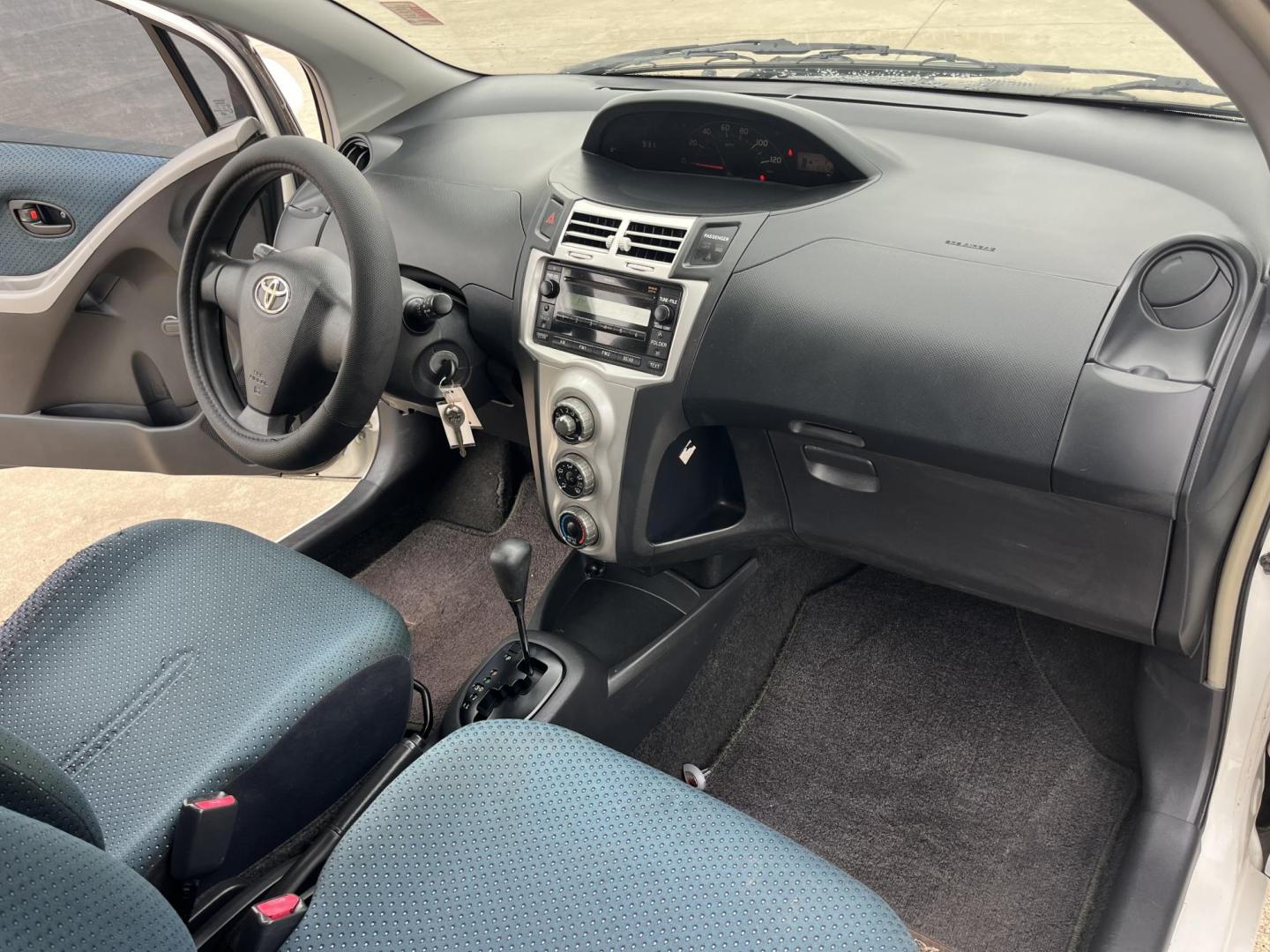 2006 white /Black Toyota Yaris 3-Door Liftback (JTDJT923665) with an 1.5L L4 DOHC 16V engine, Automatic transmission, located at 14700 Tomball Parkway 249, Houston, TX, 77086, (281) 444-2200, 29.928619, -95.504074 - Photo#12