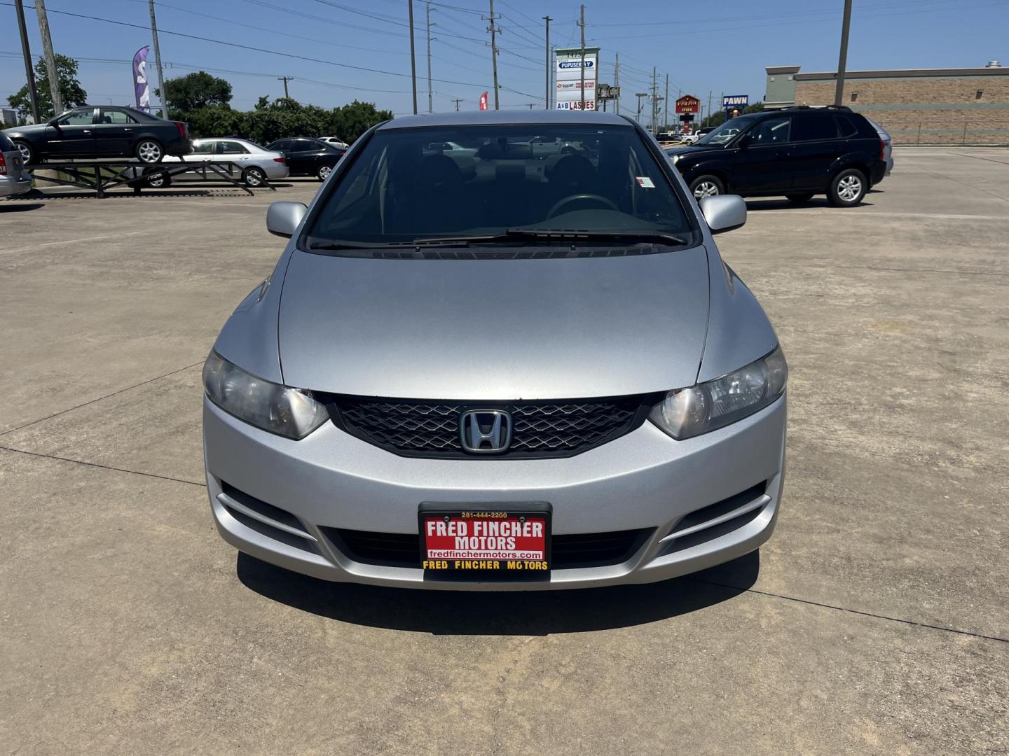 2011 silver /Gray Honda Civic LX Coupe 5-Speed AT (2HGFG1B68BH) with an 1.8L L4 SOHC 16V engine, 5-Speed Automatic transmission, located at 14700 Tomball Parkway 249, Houston, TX, 77086, (281) 444-2200, 29.928619, -95.504074 - Photo#1