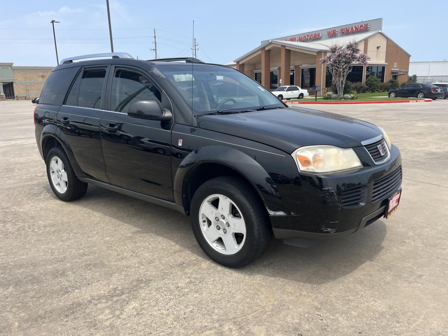 2007 black Saturn Vue FWD V6 (5GZCZ53457S) with an 3.5L V6 SOHC 24V engine, 5-Speed Automatic Overdrive transmission, located at 14700 Tomball Parkway 249, Houston, TX, 77086, (281) 444-2200, 29.928619, -95.504074 - Photo#0