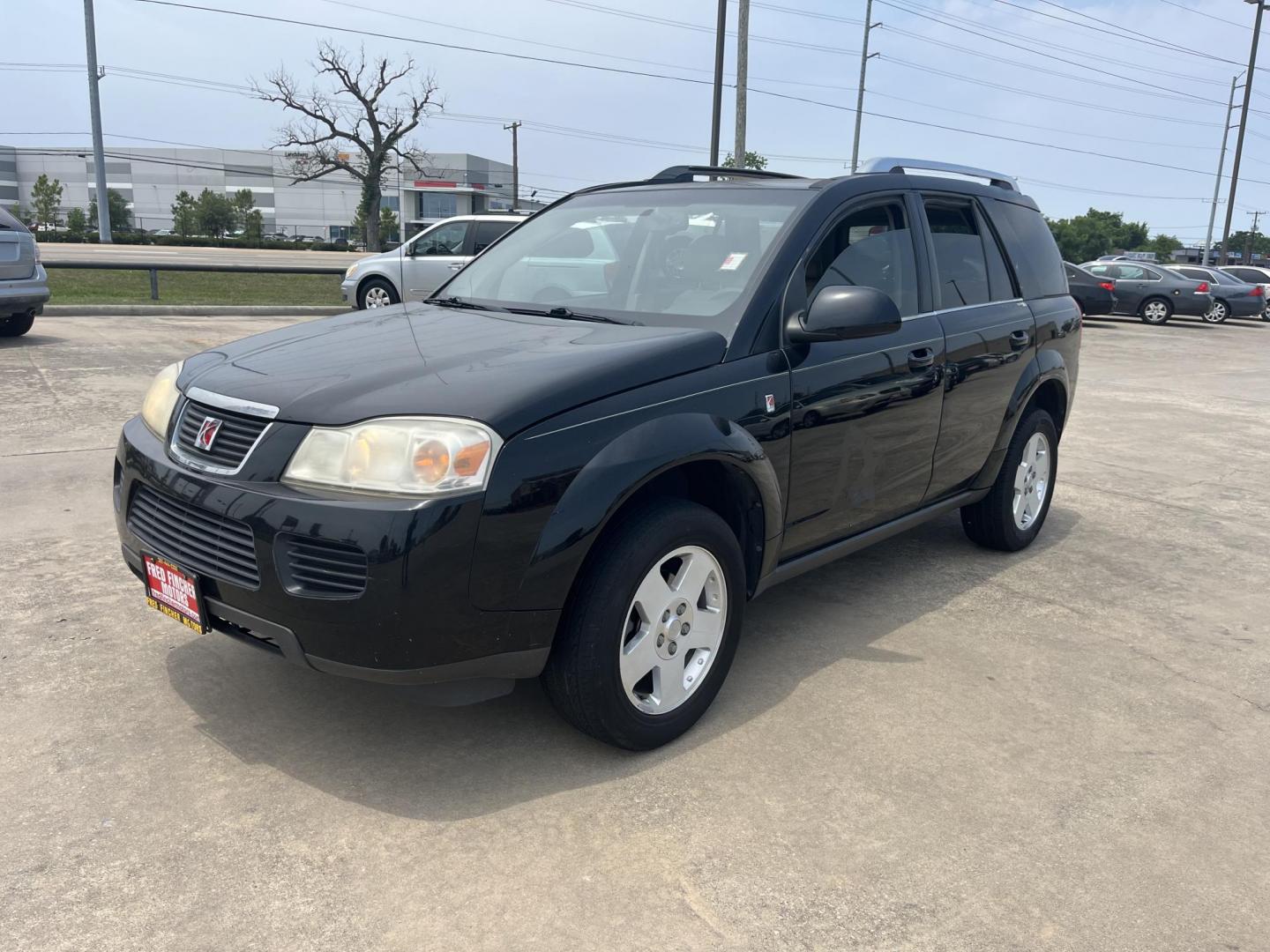 2007 black Saturn Vue FWD V6 (5GZCZ53457S) with an 3.5L V6 SOHC 24V engine, 5-Speed Automatic Overdrive transmission, located at 14700 Tomball Parkway 249, Houston, TX, 77086, (281) 444-2200, 29.928619, -95.504074 - Photo#2