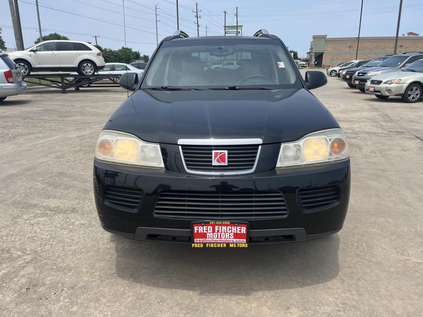 2007 black Saturn Vue FWD V6 (5GZCZ53457S) with an 3.5L V6 SOHC 24V engine, 5-Speed Automatic Overdrive transmission, located at 14700 Tomball Parkway 249, Houston, TX, 77086, (281) 444-2200, 29.928619, -95.504074 - Photo#1