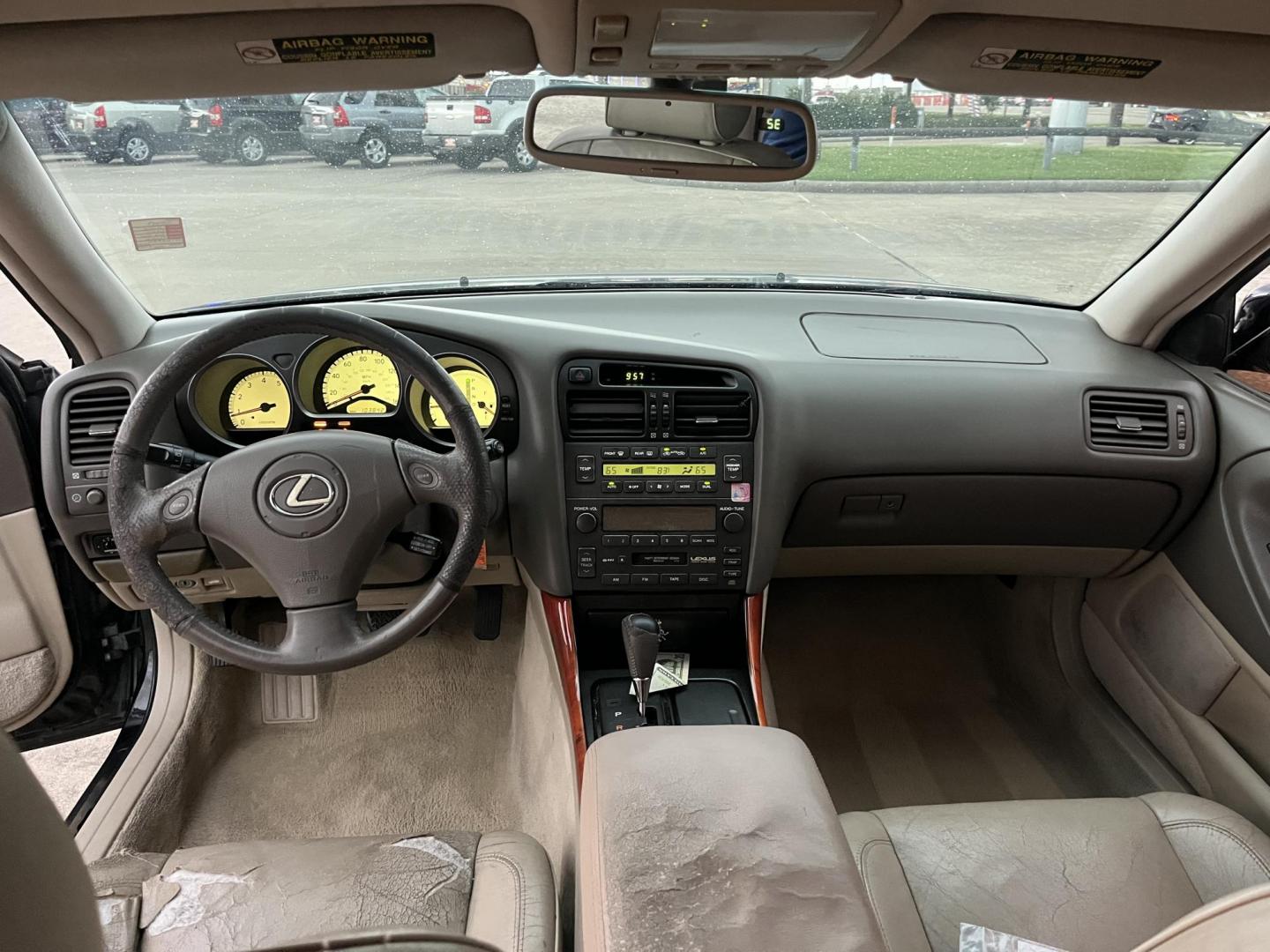 2002 black /Tan Lexus GS GS 300 (JT8BD69S020) with an 3.0L L6 DOHC 24V engine, 5-Speed Automatic Overdrive transmission, located at 14700 Tomball Parkway 249, Houston, TX, 77086, (281) 444-2200, 29.928619, -95.504074 - Photo#10