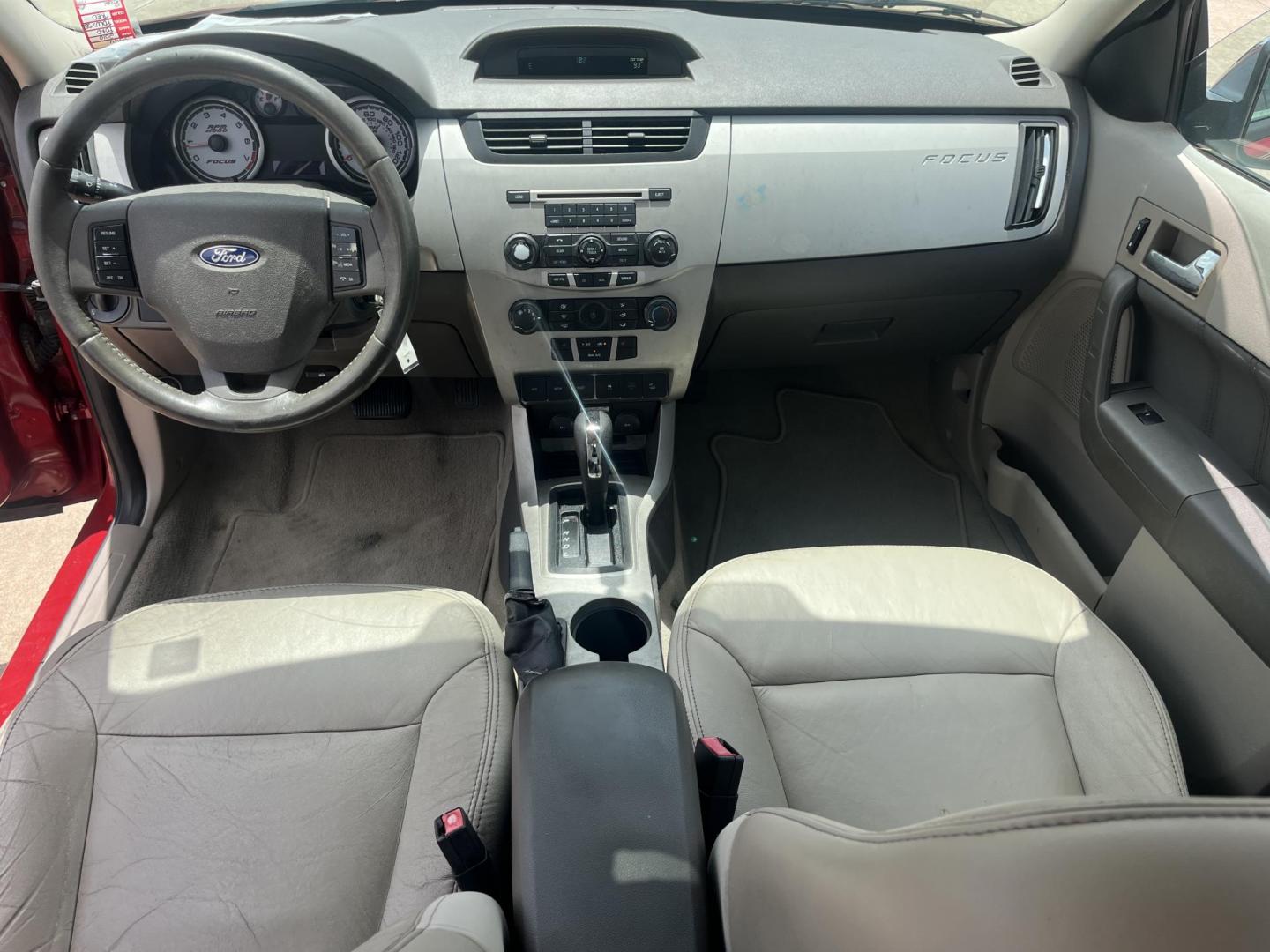 2010 red Ford Focus SEL Sedan (1FAHP3HN8AW) with an 2.0L L4 DOHC 16V engine, Auto transmission, located at 14700 Tomball Parkway 249, Houston, TX, 77086, (281) 444-2200, 29.928619, -95.504074 - Photo#10