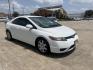 2008 white /Gray Honda Civic LX Coupe AT (2HGFG12658H) with an 1.8L L4 SOHC 16V engine, 5-Speed Automatic Overdrive transmission, located at 14700 Tomball Parkway 249, Houston, TX, 77086, (281) 444-2200, 29.928619, -95.504074 - Photo#0
