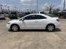 2008 white /Gray Honda Civic LX Coupe AT (2HGFG12658H) with an 1.8L L4 SOHC 16V engine, 5-Speed Automatic Overdrive transmission, located at 14700 Tomball Parkway 249, Houston, TX, 77086, (281) 444-2200, 29.928619, -95.504074 - Photo#3