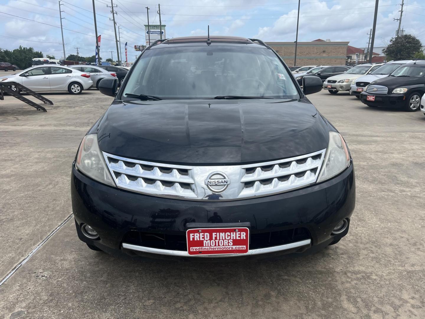 2007 black /Black Nissan Murano S 2WD (JN8AZ08T97W) with an 3.5L V6 DOHC 24V engine, Automatic CVT Overdrive transmission, located at 14700 Tomball Parkway 249, Houston, TX, 77086, (281) 444-2200, 29.928619, -95.504074 - Photo#1