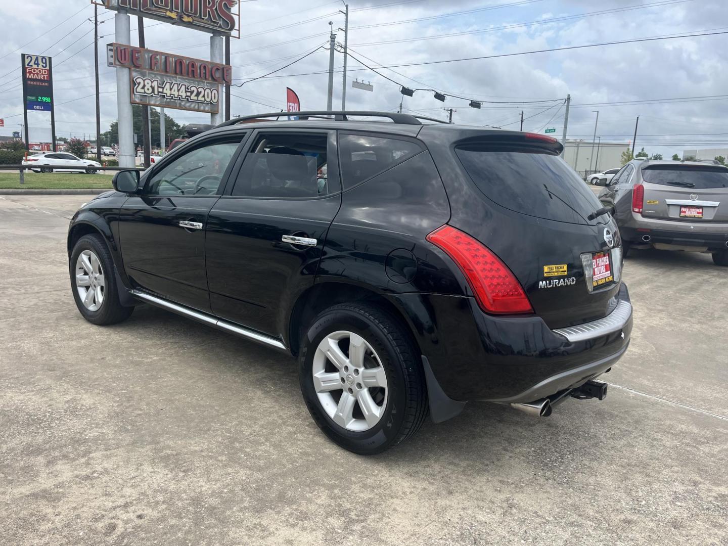 2007 black /Black Nissan Murano S 2WD (JN8AZ08T97W) with an 3.5L V6 DOHC 24V engine, Automatic CVT Overdrive transmission, located at 14700 Tomball Parkway 249, Houston, TX, 77086, (281) 444-2200, 29.928619, -95.504074 - Photo#4