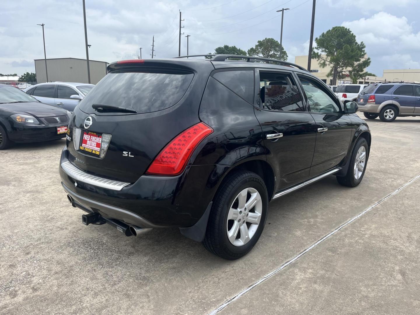 2007 black /Black Nissan Murano S 2WD (JN8AZ08T97W) with an 3.5L V6 DOHC 24V engine, Automatic CVT Overdrive transmission, located at 14700 Tomball Parkway 249, Houston, TX, 77086, (281) 444-2200, 29.928619, -95.504074 - Photo#6